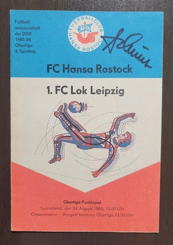 Ddr fussball oberliga programm - fussball,