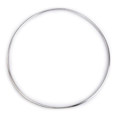Drahtring weiß 25cm - weiß, für