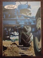 original Ford Fordson Dexta / Major Traktor Prospekt Schlepper Faltprospekt A2