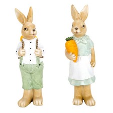 Hasen deko figuren - figuren, hasenpaar