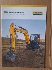 New Holland  MINI-RAUPENBAGGER  Prospekt Traktor Schlepper