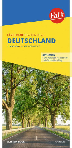 Falk länderkarte falkfaltung - länderkarte,