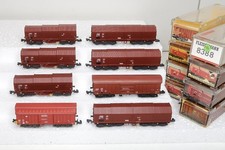 Roco etc N 6 Teleskophaubenwagen + 2 Schwenkdachwagen der DB - TOP + EVP