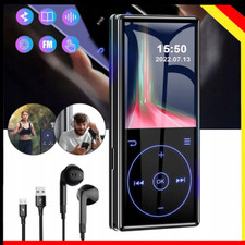 Portable MP4 MP3 Player 32GB Bluetooth HiFi Musik Speaker FM Radio Recorder DE