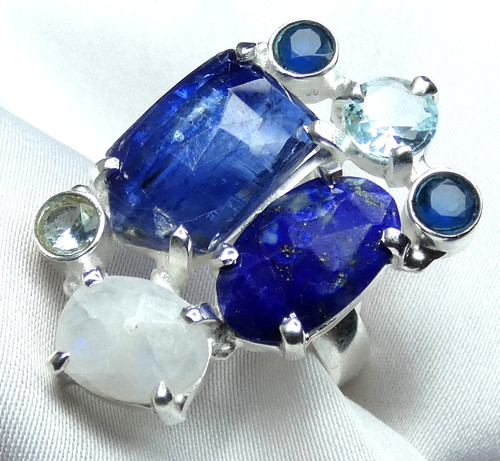 Kyanit ring 925 - 💙,