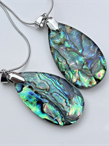 Abalone muschel halskette - abalone-muschel,