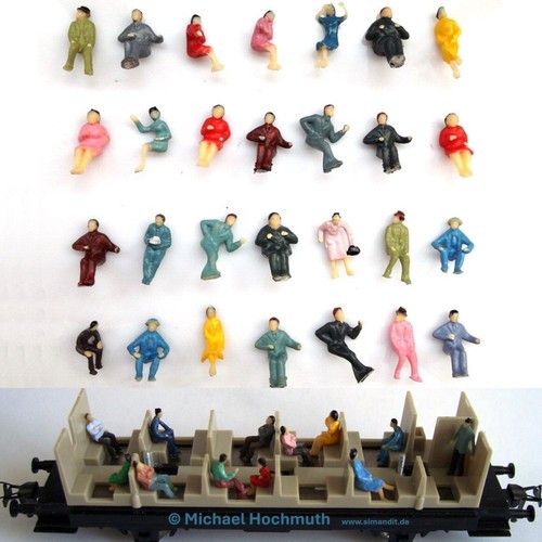 Figuren sitzende reisende - sitzende,