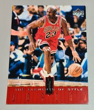Michael Jordan # 134 The Elements of Style 1998-99 Upper Deck MJ Living Legend