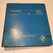BMW Isetta Export, Ersatzteilliste