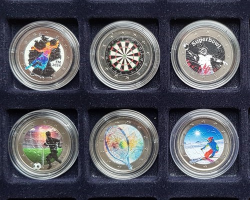 Euro farbmünzen - 2,