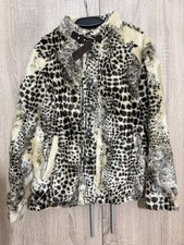 Vintage Leopard Print Faux Fur
