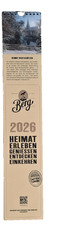 Berg Bier Heimat- Jahres- Kalender 2026-Wandkalender schmal  - 9x48cm-knickfrei