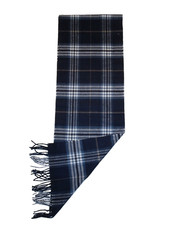 FRAAS Cashmink® Damen Herren Schal mit Fransen Blau