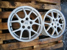 1x Alufelge 16 Zoll 6.5" 5x114.3 40ET Glanz Schwarz Nissan Qashqai Primera P12