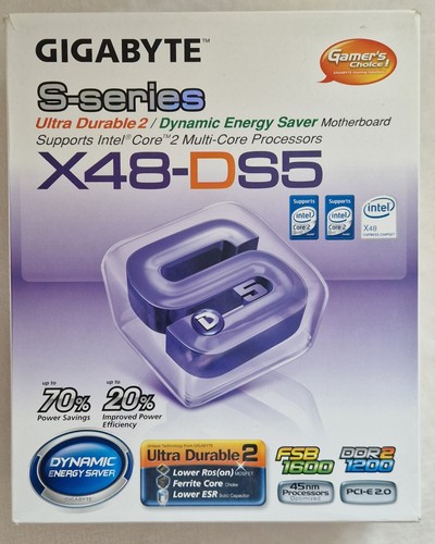 Gigabyte x48 ds5 motherboard - motherboard, +