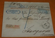 General von dewitz paketkarte - general,