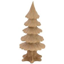 Geschnitzte Tanne gebeizt Südtiroler Holzschnitzerei Hape Baum Deko Holzkunst