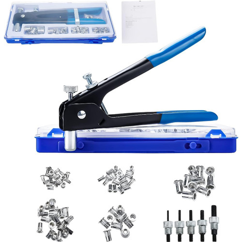 Nietmutternzange set blau - nietmutternzange,