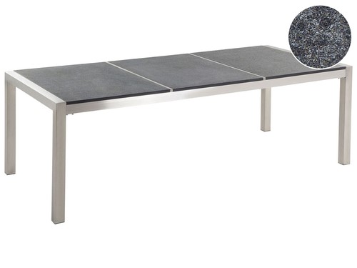 Gartentisch aus steingemisch - gartentisch,