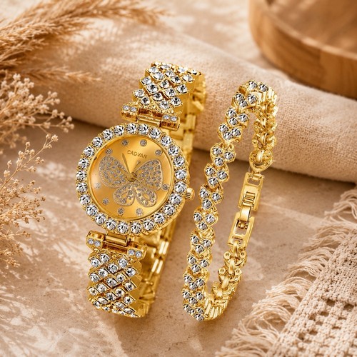 Damen elegante uhr - damen, gold