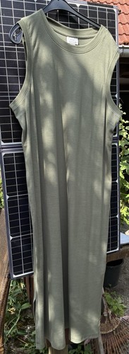 Olives jerseykleid rippjersey - olives,