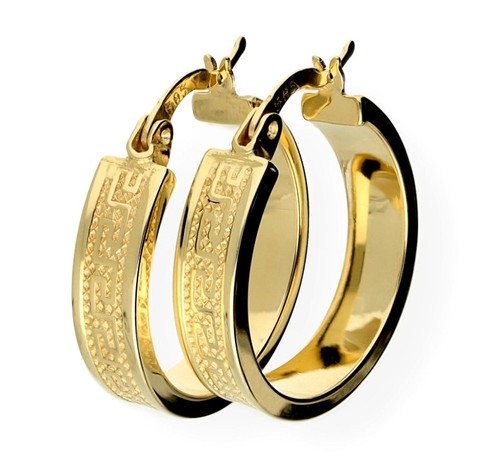 Echt gold creolen - gold, creolen,