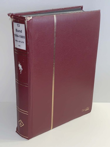 Bund postfrisch lagerbuch - lagerbuch, mit