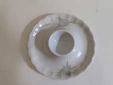 Eschenbach bavaria porzellan 10 Eierteller (Becher)  graue Rose Gebraucht