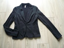 Superschöner QS S.OLIVER Damen Sweat BLAZER Gr.XS/34 schwarz Jacke Mantel NEU !!