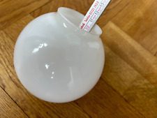 11 cm Lampenschirm Glasschirm Glaskugel weiss D 11 cm Öffnung ca.5 cm glänzend