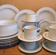 Arzberg Linea Negra Speiseteller Tasse Suppenteller Schüssel Teile zur Auswahl