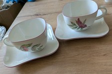 Villeroy & Boch Vivo Botanic Flower 2 x Jumbo XL Tasse mit Untertasse