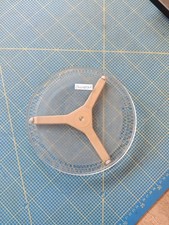 Miele M616EG Mikrowelle Drehteller Glasdrehteller Ø 255mm 04648561 m Drehkreuz