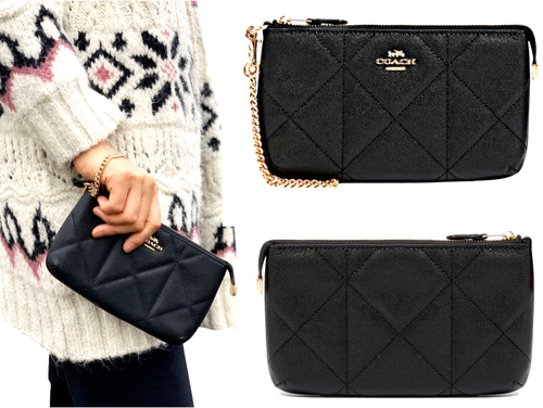 Coach wristlet leather bag - coach,