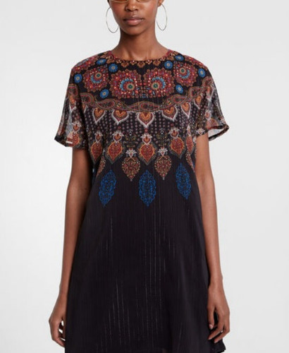 Desigual kleid bunt blumen - kleid, gr