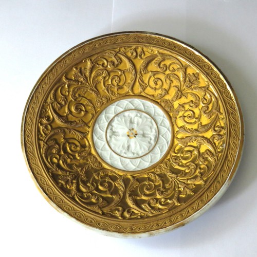 Gold reliefteller meissen - gold-reliefteller,