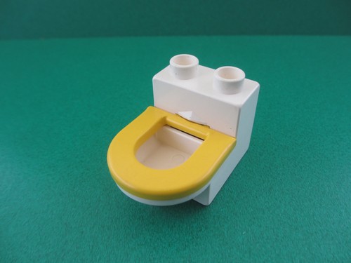 Lego duplo toilette - lego, weiß