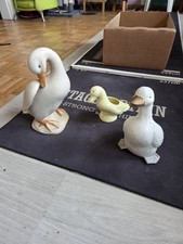 3 Enten Figuren Gartendeko DEKO für Gartenteich 