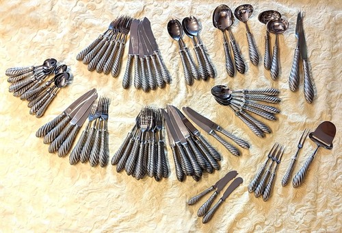 Zinnbesteck reiner gedrehter - zinnbesteck,