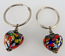 Paar Murano Glas Herzen