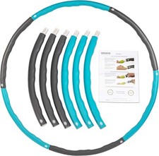 ONVAYA® Hula Hoop Reifen Fitness für Erwachsene | Blau | Fitnessreifen für Hula