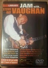 Lick Library JAM WITH STEVIE RAY VAUGHAN Guitar Video Lesson 2-DVD + JamTrax CD