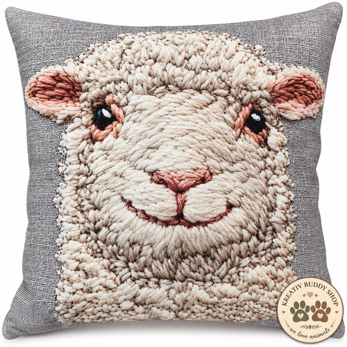 Dekokissen schaf kissen 45x45 - kissen,