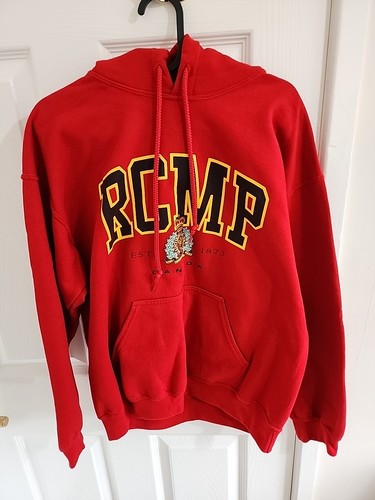 Hoody rot sweatshirt bestickt - sweatshirt,