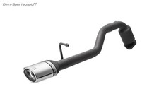 Ulter Sportauspuff Toyota YARIS 3 2011- 120x80mm oval eingerollt gerade