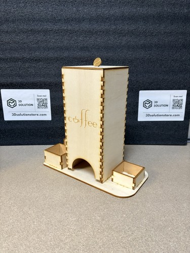 Kaffeepadhalter aus holz - kaffeepadhalter,