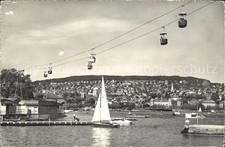 Zuerich SAFFA Gondel Hochbahn See 