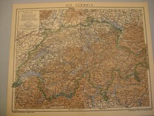 Schweiz mit Eisenbahn alte