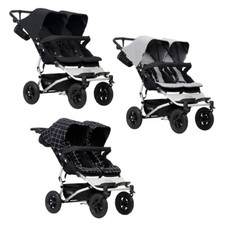 Mountain Buggy Duet Doppelkinderwagen - All Terrain ab Geburt Twin leicht faltbar