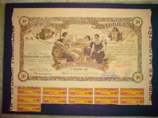 spanische historische Aktie -